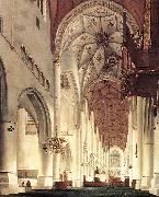 Pieter Jansz Saenredam Interior of the Church of St Bavo in Haarlem oil painting artist